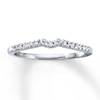 Thumbnail Image 0 of Previously Owned Diamond Wedding Band 1/10 ct tw Round-cut 10K White Gold