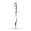 Thumbnail Image 3 of Previously Owned Diamond Wedding Band 1/10 ct tw Round-cut 10K White Gold