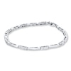 Thumbnail Image 0 of Previously Owned Diamond Bracelet 1/8 ct tw Round-cut Sterling Silver 7.25"