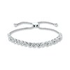 Thumbnail Image 0 of Previously Owned Diamond Infinity Bolo Bracelet 1/4 ct tw Round-cut Sterling Silver