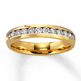 Previously Owned Diamond Anniversary Band 1/2 ct tw Round-cut 14K Yellow Gold