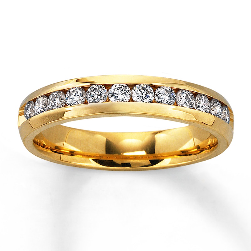 Main Image 1 of Previously Owned Diamond Anniversary Band 1/2 ct tw Round-cut 14K Yellow Gold