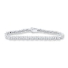 Thumbnail Image 1 of Previously Owned Diamond Bracelet 1/10 ct tw Round-cut Sterling Silver 7.25&quot;