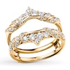 Thumbnail Image 1 of Previously Owned Diamond Enhancer Ring 7/8 ct tw Round-cut 14K Yellow Gold - Size 4