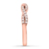 Thumbnail Image 3 of Previously Owned Diamond Anniversary Band 1/4 ct tw Round-cut 10K Rose Gold - Size 5