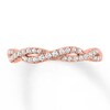 Thumbnail Image 4 of Previously Owned Diamond Anniversary Band 1/4 ct tw Round-cut 10K Rose Gold - Size 5