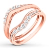 Previously Owned Diamond Enhancer Ring 5/8 ct tw Round-cut 14K Rose Gold