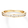 Thumbnail Image 4 of Previously Owned Diamond Wedding Band 1/5 ct tw Round-cut 14K Yellow Gold - Size 10