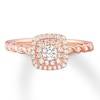 Thumbnail Image 2 of Previously Owned Diamond Engagement Ring 1/3 ct tw Round-cut 10K Rose Gold