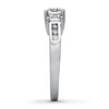 Thumbnail Image 3 of Previously Owned Diamond Ring 1/4 ct tw Princess & Round-cut 14K White Gold - Size 9