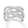 Thumbnail Image 1 of Previously Owned Diamond Ring 1 ct tw Round-cut 14K White Gold Size 10.5