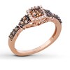 Thumbnail Image 1 of Previously Owned Le Vian Chocolate Diamonds 1/2 ct tw Ring 14K Strawberry Gold - Size 10
