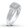 Thumbnail Image 1 of Previously Owned Diamond Ring 1/2 ct tw Round-cut 10K White Gold - Size 11