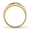 Thumbnail Image 1 of Previously Owned Men's Diamond Band 1/10 ct tw Round-Cut 10K Yellow Gold - Size 5