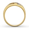 Thumbnail Image 2 of Previously Owned Men's Diamond Band 1/10 ct tw Round-Cut 10K Yellow Gold - Size 5