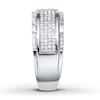 Thumbnail Image 3 of Previously Owned Men's Diamond Ring 1/2 ct tw Round-cut 10K White Gold - Size 13
