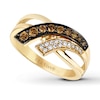 Thumbnail Image 1 of Previously Owned Le Vian Chocolate Diamonds 3/8 ct tw Round-cut Ring 14K Honey Gold Size 11.25