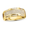 Thumbnail Image 1 of Previously Owned Men's Band 1/2 ct tw Round-cut Diamonds 10K Yellow Gold - Size 13.5