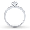 Thumbnail Image 3 of Previously Owned Diamond Ring 1/5 ct tw Round-cut 10K White Gold - Size 4.75