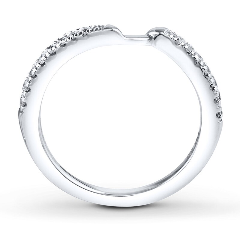 Main Image 3 of Previously Owned Ever Us Diamond Band 1/5 ct tw Round-cut 14K Gold Size 9.75