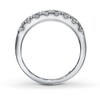 Thumbnail Image 2 of Previously Owned THE LEO Diamond 3/4 ct tw Round-cut Anniversary Band 14K White Gold - Size 10