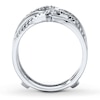 Thumbnail Image 2 of Previously Owned Diamond Enhancer Ring 1/4 ct tw Round-cut 14K White Gold - Size 8.5