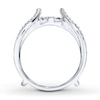 Thumbnail Image 1 of Previously Owned Diamond Enhancer Ring 1/2 ct tw Round-cut 14K White Gold - Size 9.5