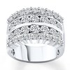 Thumbnail Image 1 of Previously Owned Diamond Anniversary Band 3 ct tw Round-cut 14K White Gold - Size 9