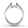 Thumbnail Image 2 of Previously Owned Diamond Enhancer Ring 3/4 ct tw Round-cut 14K White Gold - Size 10.75