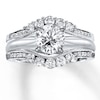 Thumbnail Image 2 of Previously Owned Diamond Enhancer Ring 5/8 ct tw Round-cut 14K White Gold - Size 3.75