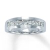 Thumbnail Image 1 of Previously Owned Men's Diamond Band 1-1/2 ct tw Square-cut 14K White Gold - Size 13