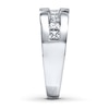 Thumbnail Image 2 of Previously Owned Men's Diamond Band 1-1/2 ct tw Square-cut 14K White Gold - Size 13
