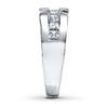 Thumbnail Image 3 of Previously Owned Men's Diamond Band 1-1/2 ct tw Square-cut 14K White Gold - Size 13
