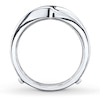 Thumbnail Image 2 of Previously Owned Enhancer Ring 1/5 ct tw Round-cut Diamonds 10K White Gold - Size 12.25