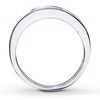 Thumbnail Image 2 of Previously Owned Men's Diamond Band 5/8 ct tw Square-Cut 10K White Gold - Size 6