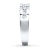 Previously Owned Men's Diamond Band 5/8 ct tw Square-Cut 10K White Gold
