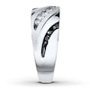 Thumbnail Image 2 of Previously Owned Men's Diamond Wedding Band 1/3 ct tw Round-cut 10K White Gold - Size 12