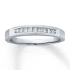 Previously Owned Diamond Anniversary Band 1/4 ct tw Princess-cut 14K White Gold