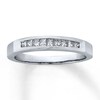 Thumbnail Image 1 of Previously Owned Diamond Anniversary Band 1/4 ct tw Princess-cut 14K White Gold - Size 9.75