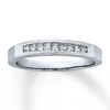 Thumbnail Image 0 of Previously Owned Diamond Anniversary Band 1/4 ct tw Princess-cut 14K White Gold - Size 9.75