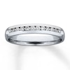 Thumbnail Image 1 of Previously Owned Diamond Anniversary Ring 1/4 ct tw Round-cut 14K White Gold Size 4