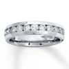 Thumbnail Image 0 of Previously Owned Diamond Anniversary Ring 1 ct tw Round-cut 14K White Gold - Size 11