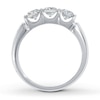 Thumbnail Image 2 of Previously Owned Three-Stone Diamond Engagement Ring 1 ct tw Round-cut 14K White Gold - Size 4.75