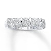 Thumbnail Image 1 of Previously Owned THE LEO Diamond Band 1 ct tw Round-cut 14K White Gold - Size 4