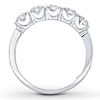 Thumbnail Image 2 of Previously Owned THE LEO Diamond Band 1 ct tw Round-cut 14K White Gold - Size 4