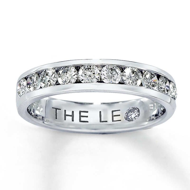Previously Owned THE LEO Anniversary Ring 5/8 ct tw Round-cut Diamonds 14K White Gold