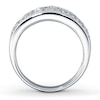 Thumbnail Image 2 of Previously Owned Diamond Anniversary Ring 1 ct tw Round-Cut 14K White Gold - Size 5