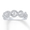 Thumbnail Image 1 of Previously Owned Diamond Ring 3/4 ct tw Round-cut 14K White Gold - Size 4