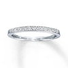 Thumbnail Image 1 of Previously Owned Diamond Anniversary Band 1/8 ct tw Round-cut 10K White Gold - Size 10