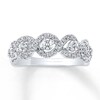 Thumbnail Image 0 of Previously Owned Diamond Ring 3/4 ct tw Round-cut 14K White Gold - Size 4.5